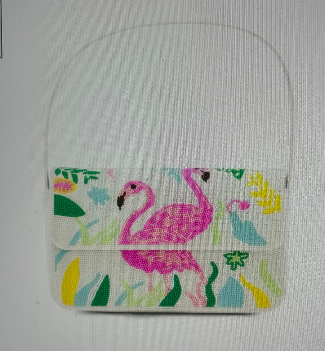 Trending Beaded Bags - Pink Flamingo