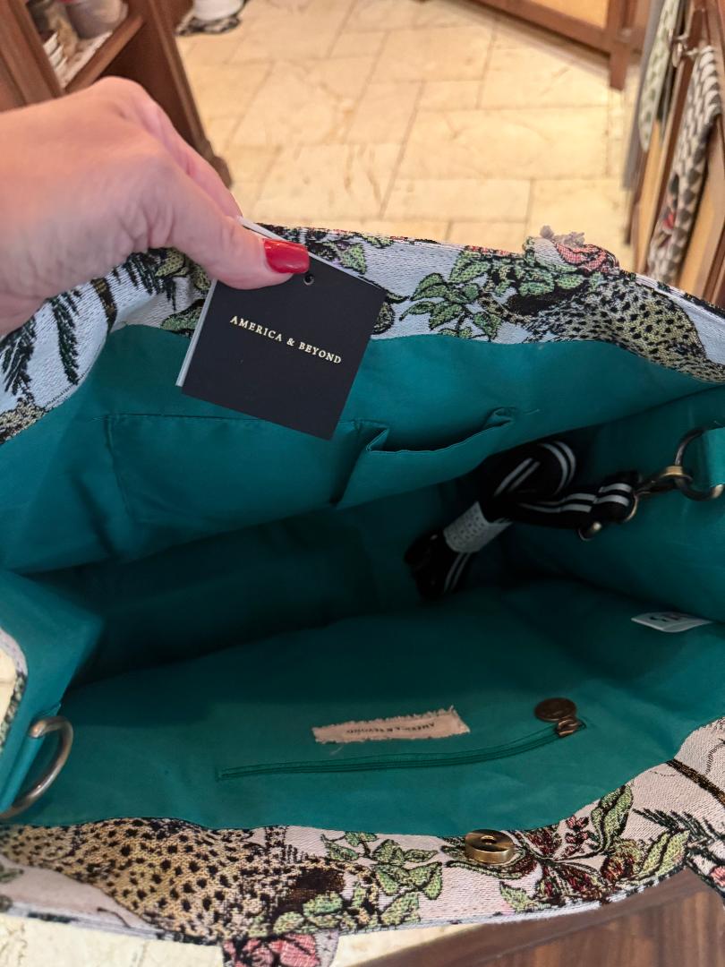 Trending Beaded Bags and Resort Collection - America & Beyond Safari Beaded Tote