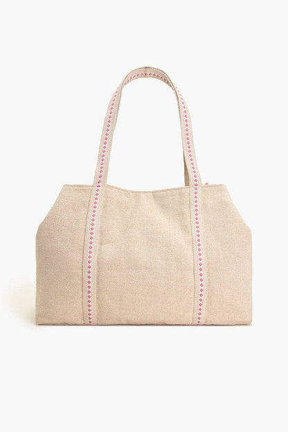 America & Beyond - Limoncello Beaded Tote