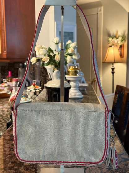 Trending Beaded Bags and Resort Collection - Sol Mer Feelin Lucky Beaded Shoulder Bag