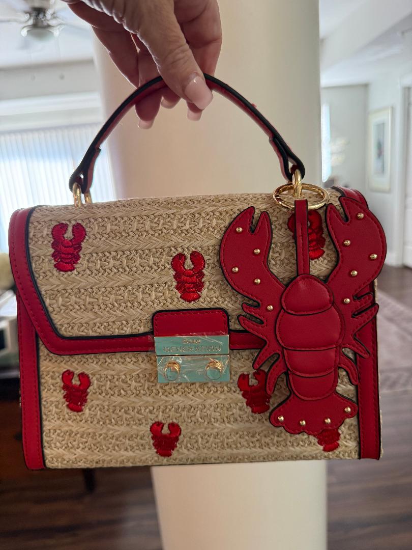 Trending Beaded Bags and Resort Collection - BCBG Top Handle Crossbody with Lobster Charm
