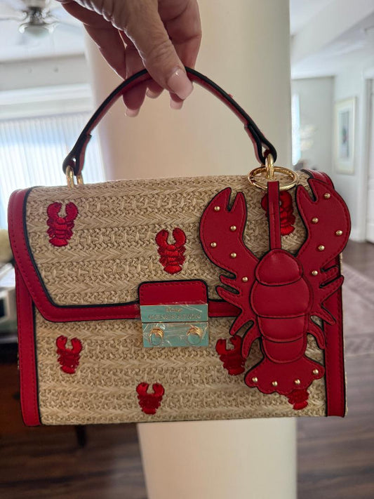 Trending Beaded Bags and Resort Collection - BCBG Top Handle Crossbody with Lobster Charm