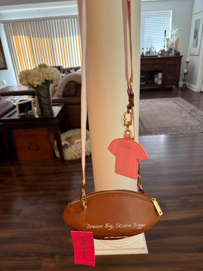 Trending Beaded Bags and Resort Collection - Betsey Johnson Football Cross Body Bag