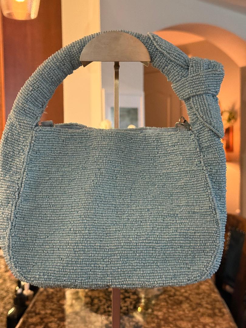 Trending Beaded Bags and Resort Collection - Sol Mer Small Pasta Beaded Tote Bag