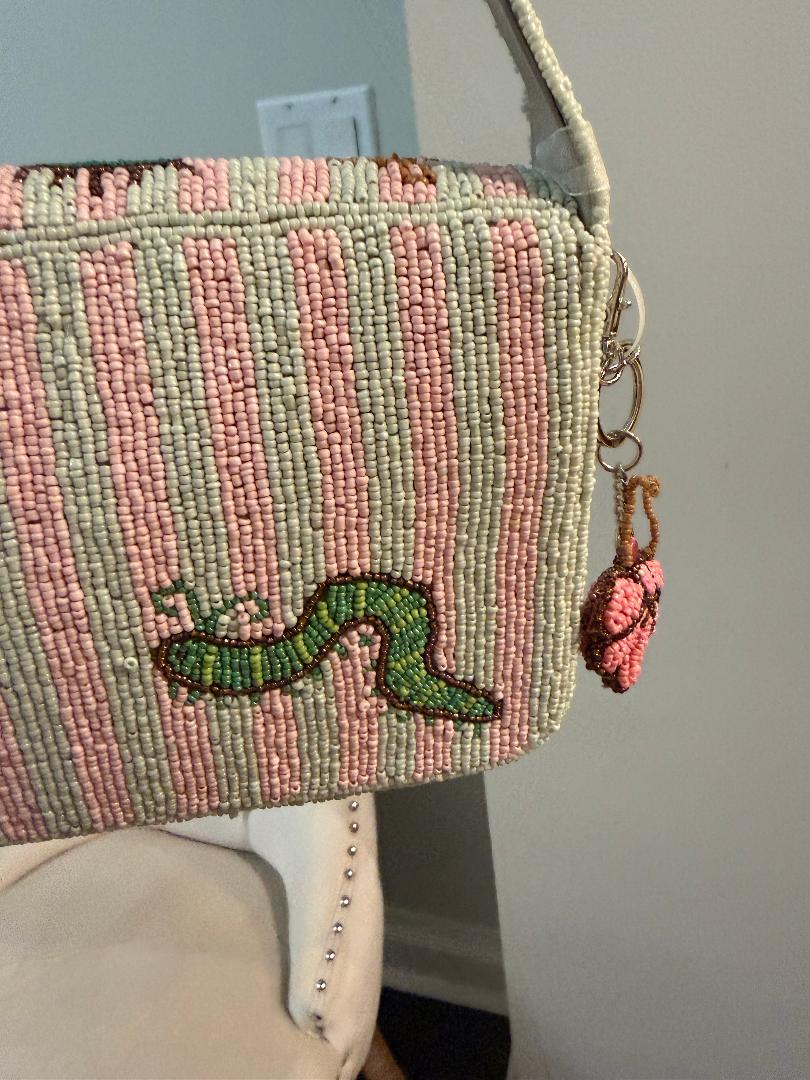 Trending Beaded Bags and Resort Collection - Bug Caterpillar Bag