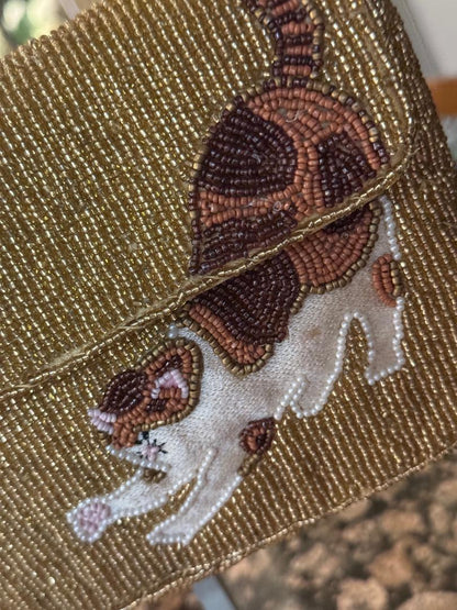 Trending Beaded Bags and Resort Collection - Cat Shoulder Bag