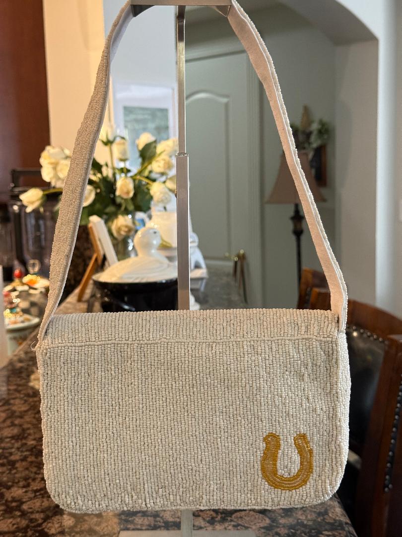 Trending Beaded Bags and Resort Collection - Cowboy Boots Beaded Shoulder Bag