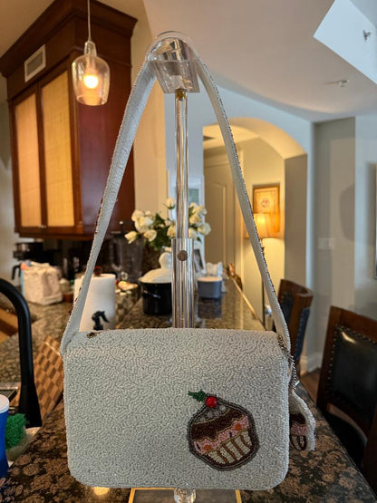 Trending Beaded Bags and Resort Collection - Cupcake with Matching Cupcake Bag Charm
