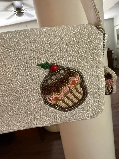 Trending Beaded Bags and Resort Collection - Cupcake with Matching Cupcake Bag Charm