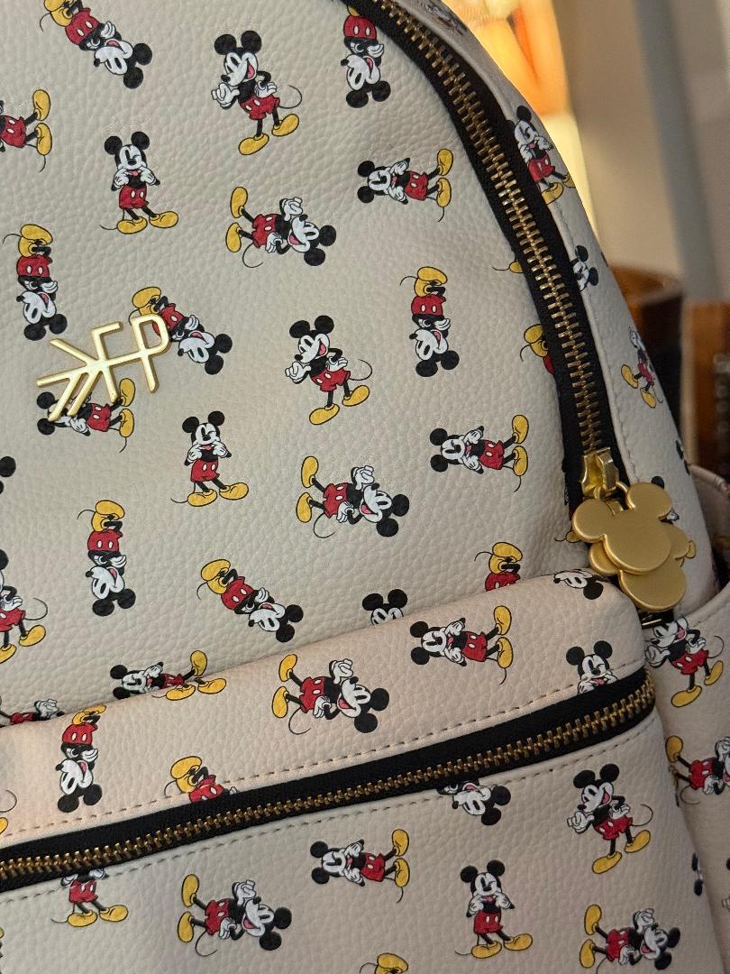 Trending Beaded Bags and Resort Collection - Disney Mickey Mouse Vegan Leather Backpack