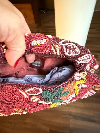 Trending Beaded Bags and Resort Collection - Sol Mer Fall Leaves Tote Bag