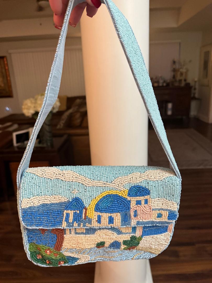 Trending Beaded Bags and Resort Collection - Sol Mer Greece Shoulder Bag