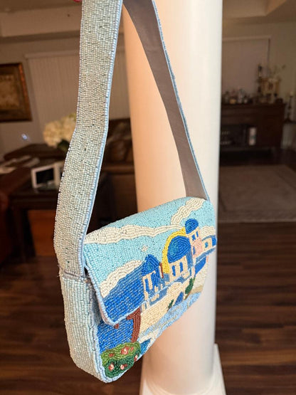 Trending Beaded Bags and Resort Collection - Sol Mer Greece Shoulder Bag