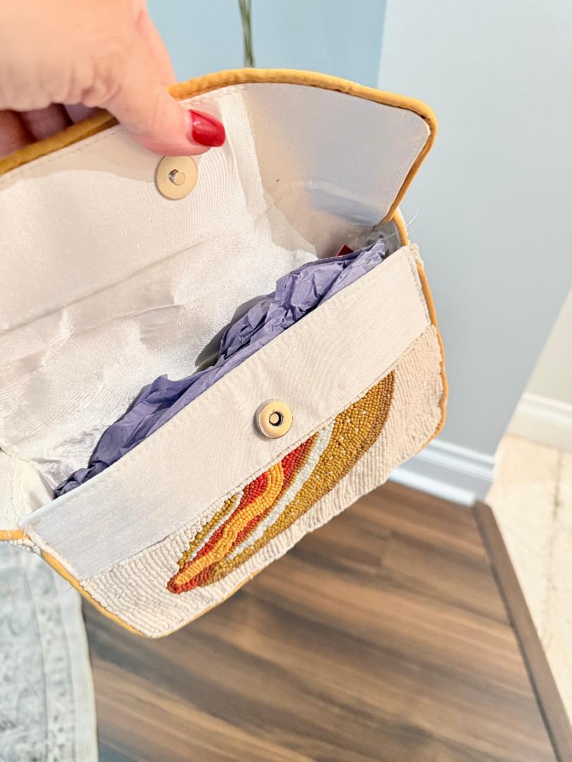 Trending Beaded Bags and Resort Collection - All American Hotdog Shoulder Bag