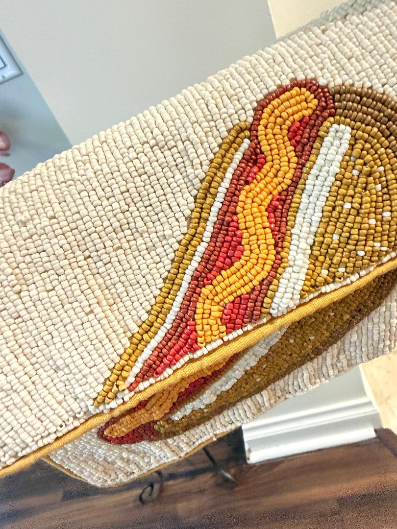 Trending Beaded Bags and Resort Collection - All American Hotdog Shoulder Bag