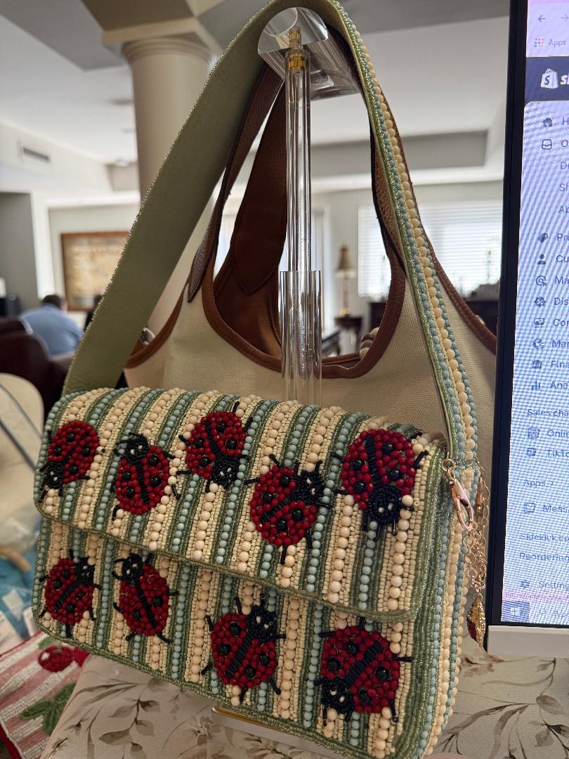 Trending Beaded Bags and Resort Collection - Lady Bug