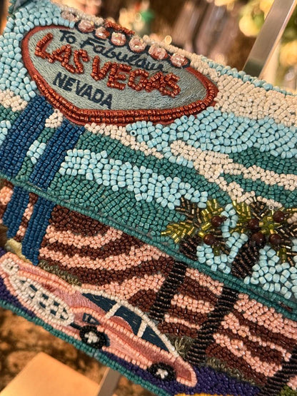 Trending Beaded Bags and Resort Collection - Las Vegas Beaded Shoulder Bag