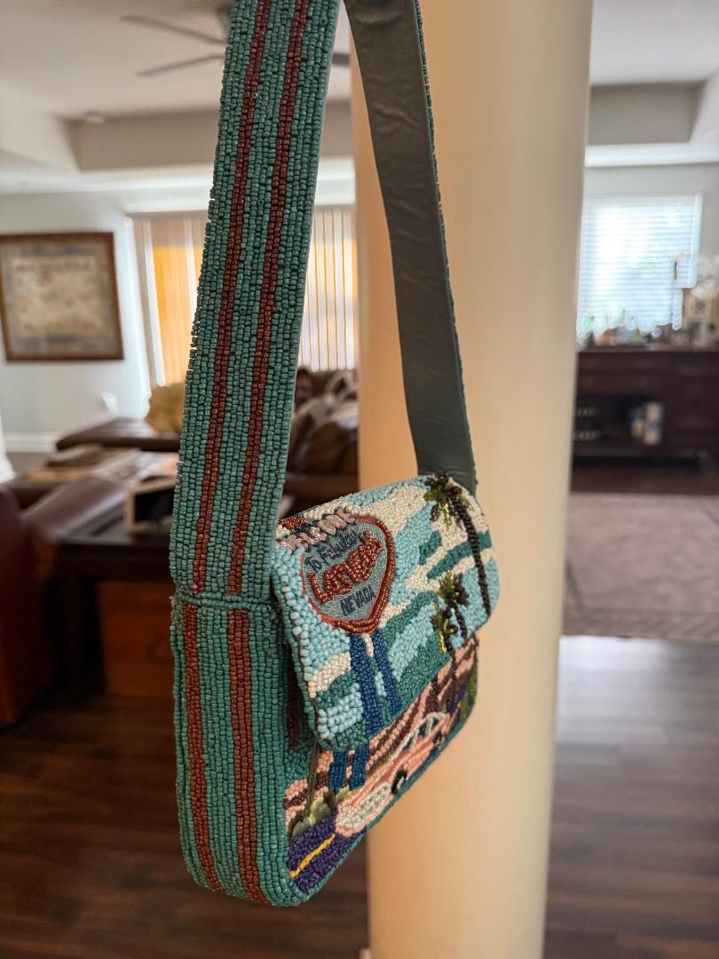 Trending Beaded Bags and Resort Collection - Las Vegas Beaded Shoulder Bag