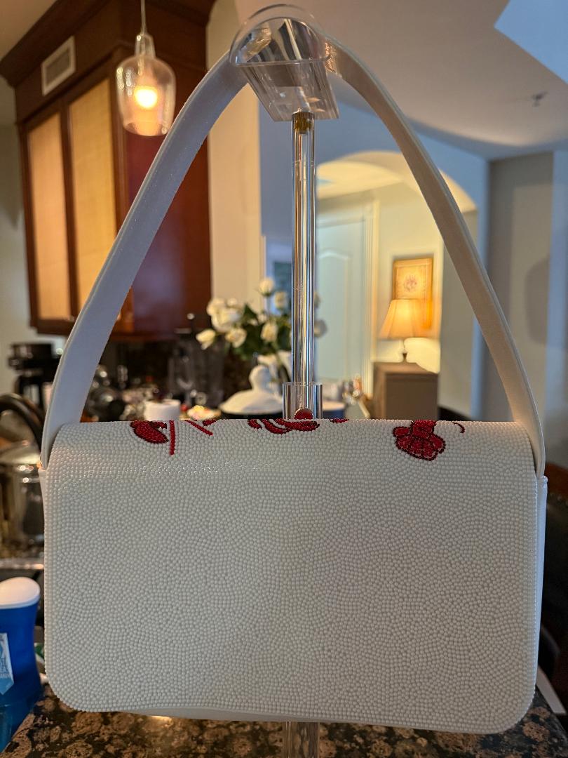 Trending Beaded Bag and Resort Collection - Beaded Red Lobster Crab Shoulder Bag
