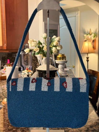 Trending Beaded Bags and Resort Collection - American & Beyond London Tax Beaded Shoulder Bag