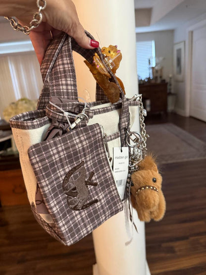 Trending Beaded Bags and Resort Collection - Madden Girl Horse Tote Bag with Accessories