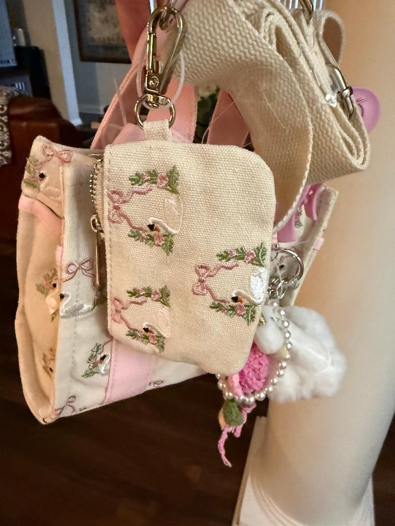 Trending Beaded Bags and Resort Collection - Madden Girl Pink Swan