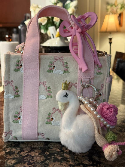 Trending Beaded Bags and Resort Collection - Madden Girl Pink Swan