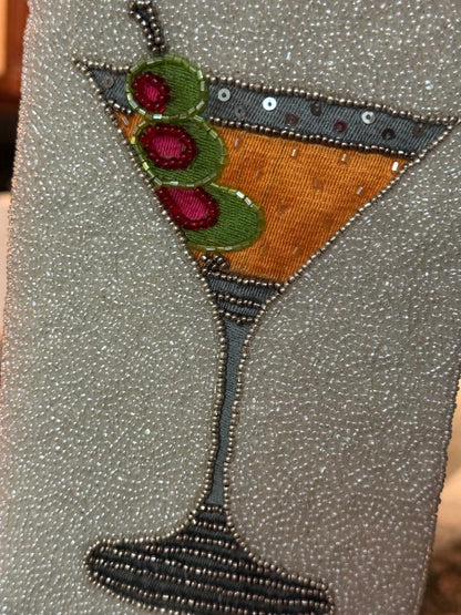 Trending Beaded Bags and Resort Collection - Martini Time Crossbody Bag