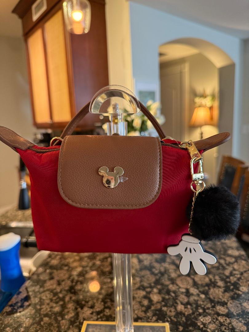 Trending Beaded Bags and Resort Collection - Mickey Mouse Longchamp Crossbody