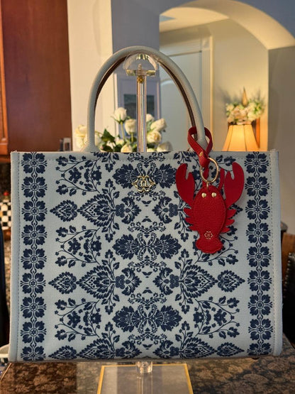 Trending Beaded Bags and Resort Collection - Nanette Lepore Lobster Tote with Bag Charm