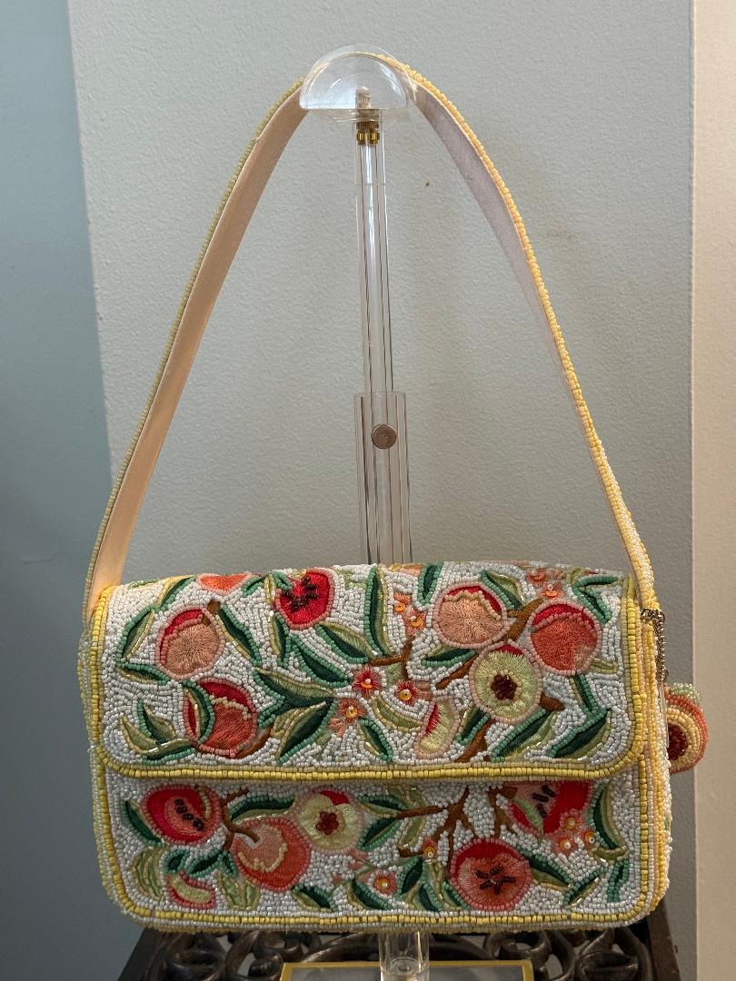 Trending Beaded Bags and Resort Collection - Peaches with Matching Bag Charm