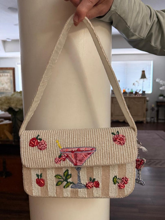 Trending Beaded Bags and Resort Collection - Pink Cosmopolitan