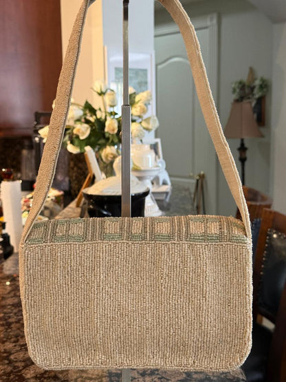 Trending Beaded Bags and Resort Collection - Pumpkin Patch Beaded Shoulder Bag