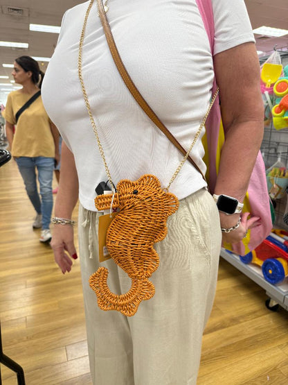 Trending Beaded Bags and Resort Collection - Tommy Bahama Wicker Seahorse Crossbody