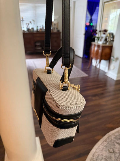 Trending Beaded Bags and Resort Collection - Steve Madden Black Vanity Crossbody