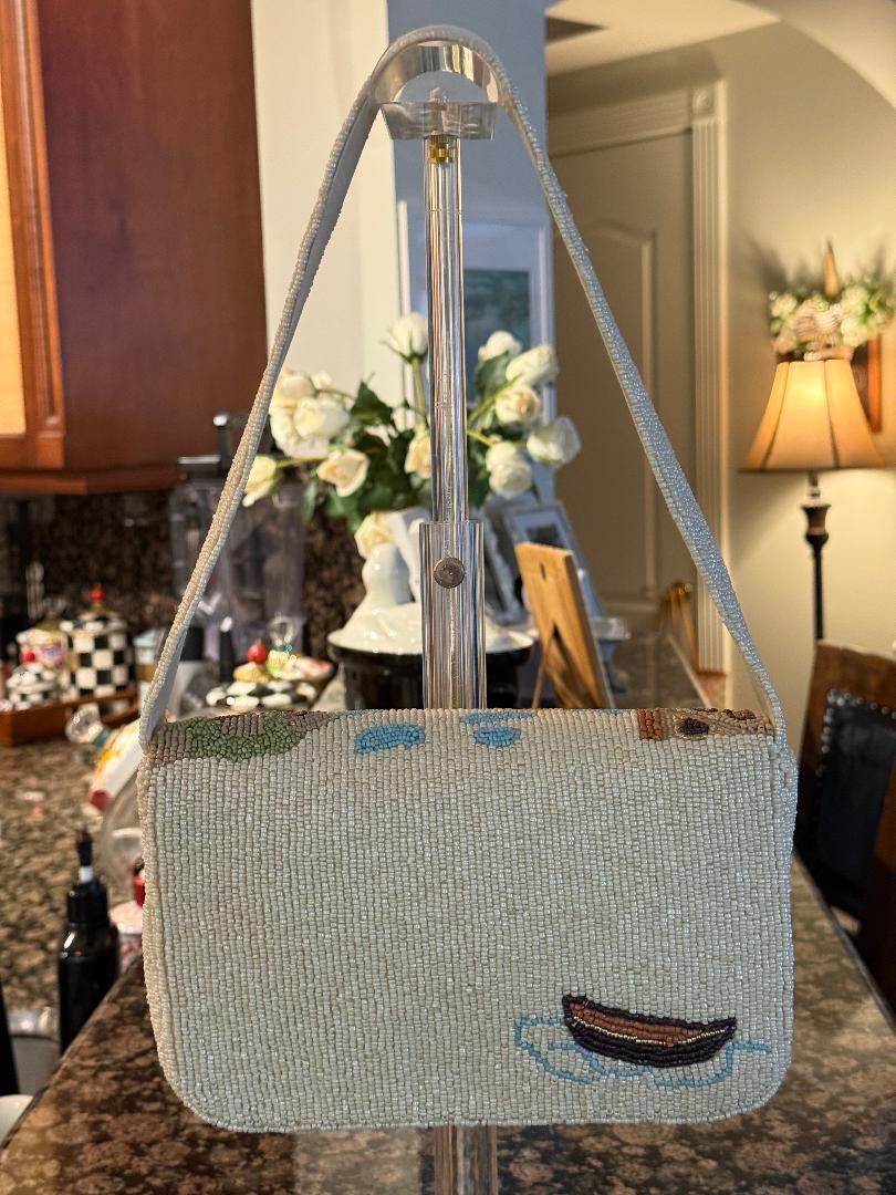 Trending Beaded Bags and Resort Collection - Venice Bridge – Italian Canal Scene