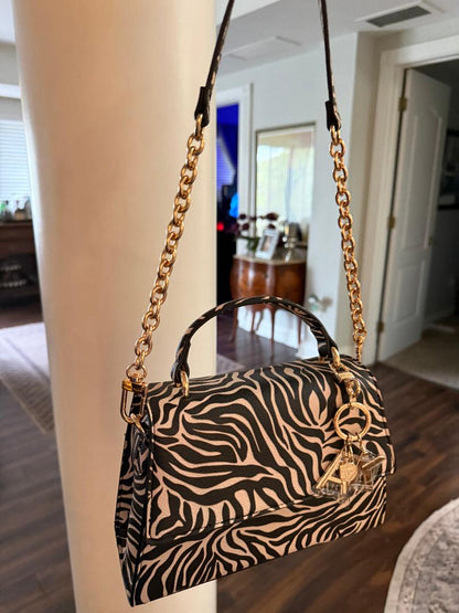 Trending Beaded Bags and Resort Collection - Anne Klein Zebra Cross Body