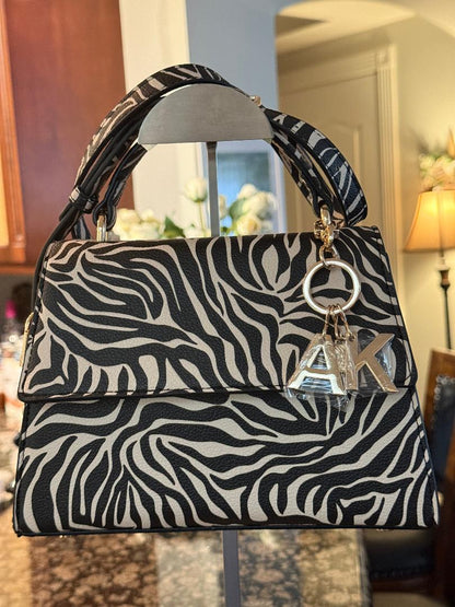 Trending Beaded Bags and Resort Collection - Anne Klein Zebra Cross Body