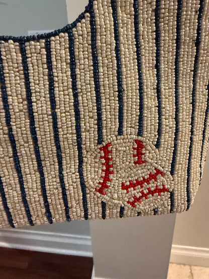 Trending Beaded Bags and Resort Collection - Baseball Bag with Matching Bag Charm
