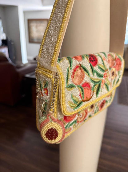 Trending Beaded Bags and Resort Collection - Peaches with Matching Bag Charm