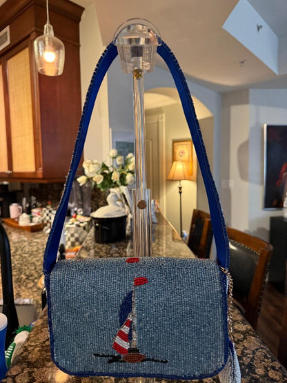Trending Beaded Bags and Resort Collection - Sailboat with Matching Bag Charm
